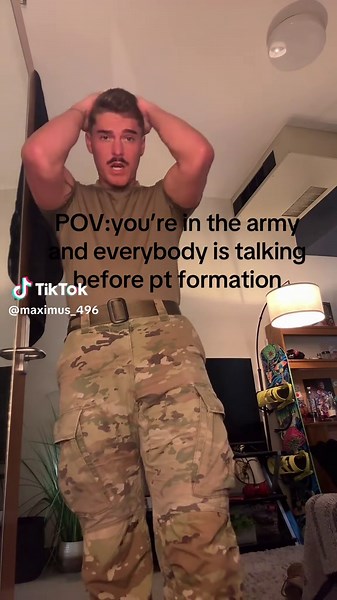 Experiencing Army PT Formation: A Relatable POV