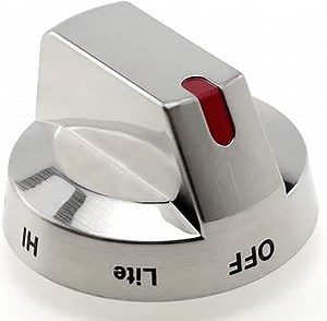 AMI PARTS DG64-00473A Range Burner Dial Knob Range Oven Knob Compatible with Samsung Gas Range NX58F5700WS NX58K7850SS NX58H5600SS NX58J7750SS NX58M6850SS NX58H5650WS