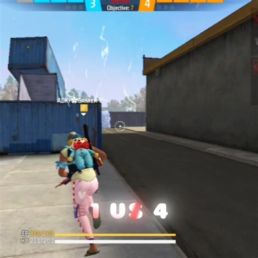 1 vs 4 easy game ।😈G4 Play