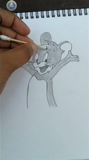 Smiling jerry Sketch ❣️//New YouTuber🙏🤗#waheguruji #howtodraw#waheguru #jerry #sketch #shorts#beil