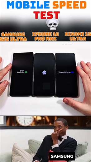 18K views · 282 reactions | 略 Samsung S25 Ultra VS iPhone 16 Pro Max VS Xiaomi 15 Ultra Speed Test 略 #techmehedi #samsung #reels #iphone #xiaomi | Tech Mehedi | Facebook