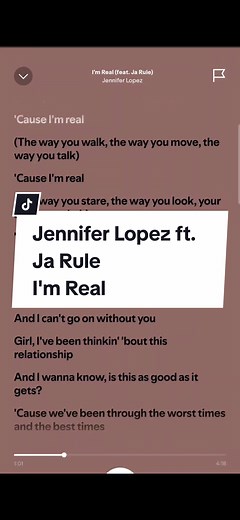 Jennifer Lopez ft. Ja Rule - I'm Real: Lyrics and Challenge
