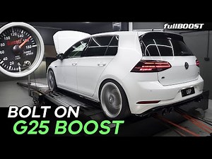 Garrett G25 bolt on VW Golf performance results | fullBOOST