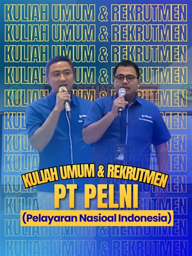 Hai Sobat Maritim! Kembali hadir membuka wawasan Taruna dan Taruni, PT PELNI memberikan kuliah umum dan melaksanakan Rekruitmen Calon Kadet di PIP Semarang Berikut video cuplikannya ‼️‼️ @Kementerian Perhubungan RI @BPSDM Perhubungan @pusbangsdm.laut #pipsemarang #perguruantinggikemenhub #baktitransportasiuntuknegeri #kuliahumum #ptpelni