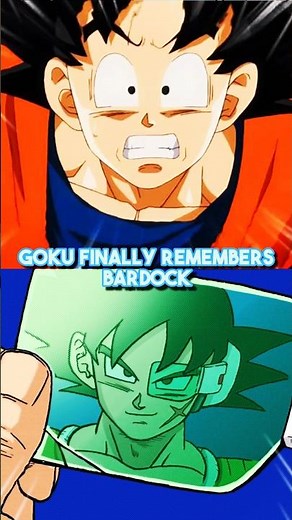 Gokus Reaction To Remembering Bardock In DBS 💙 #shorts #dragonballsuper