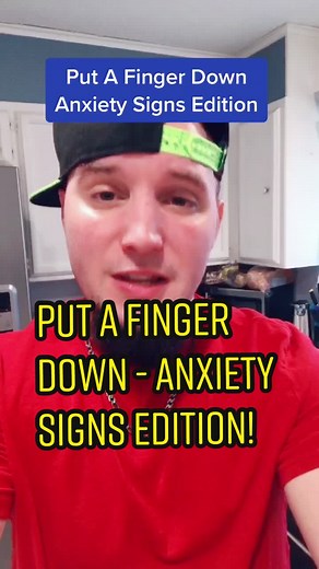 Put a finger down - anxiety signs edition! #putafingerdown #anxiety #anxietyrelief #anxietyhelp #mentalhealthmatters