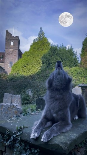 751K views · 22K reactions | Happy Halloween & Blessed Samhain. Pass this beautiful wolf howl on to your friends to brighten their day up  #wolfhowl #wolfhowling #halloween2025 #halloweenparty #bluewolf | Anneka Svenska | Facebook