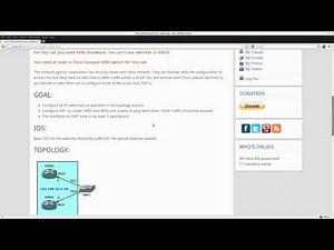 VACL (VLAN Access List) lab using Cisco Catalyst Switch