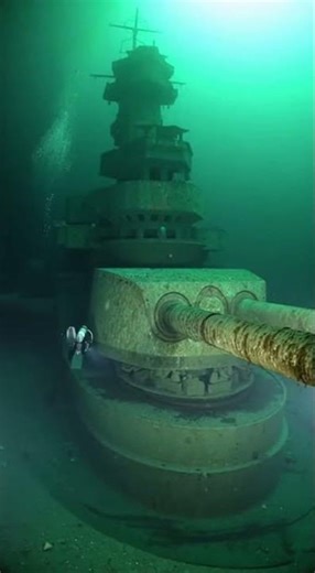 “Found a Sunken Warship at 30 Meters Deep!”