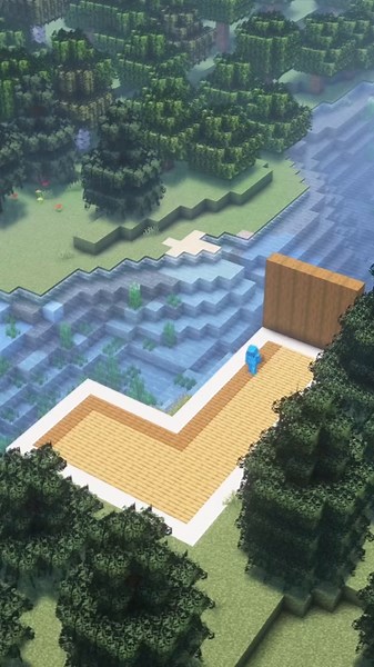 Lake House: Modern Minecraft Build Tutorial