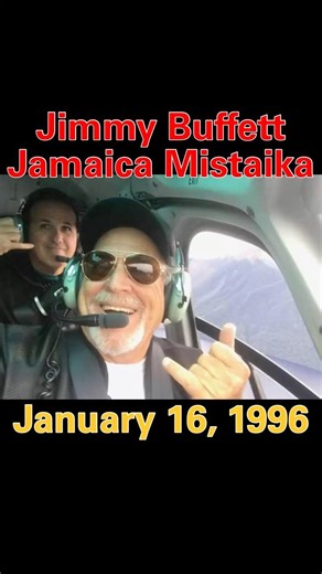 Jimmy Buffett's plane almost downed by Jamaican Police #jimmybuffett #music #jamaica #musichistory