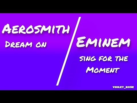 Eminem X Aerosmith- sing for the moment x Dream on (Lyrics)