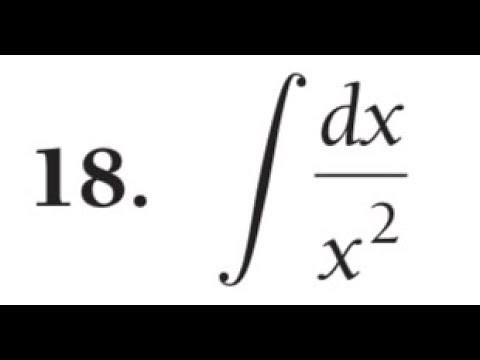 integrate dx/x^2