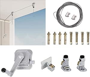 Plant Pulley Retractable Hanger Adjustable Heavy Duty Hanging Pulleys for Garden Baskets Pots,Birds Feeder,Bike Hoists Ceiling Clothes Drying Rack Garage Ceiling Storage