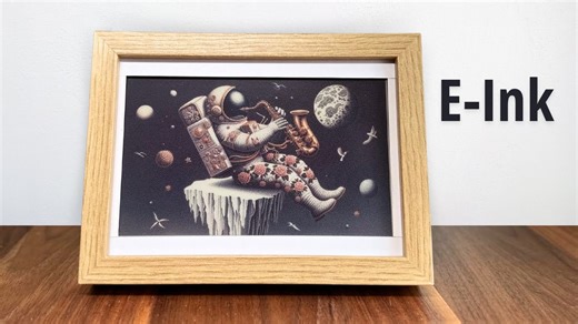 我用树莓派制作了一个电子墨水屏AI图像显示器。 | I built an E-Ink AI Image Display with a Raspberry Pi