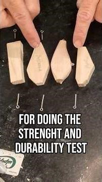 Balsa Wood Fishing Lure Strength Test