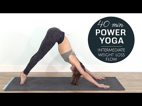 Power Yoga Workout - Weight Loss Flow [ Intermediate / 40 Min ] - 30 Days of Yoga