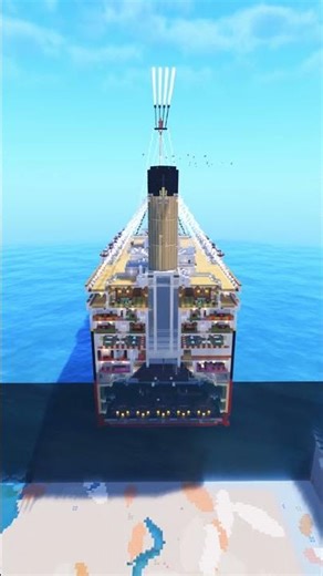 Minecraft Titanic Build Timelapse #minecraft #minecraftbuilding