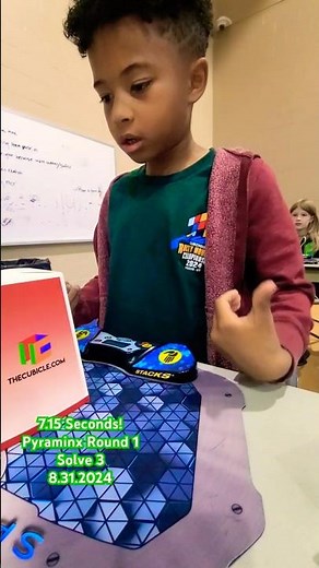 7.15 Seconds! CWAAC '24 - Pyraminx R1, S3 #cube #quick #share #like #subscribe #views #watch #fun