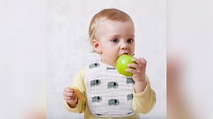 Snap Muslin Bibs for Boys & Girls, 3-Pack Baby Bibs for Infants, Newborns and Toddlers, 100% Cotton Muslin Absorbent & Soft Layers, Adjustable Snaps, Machine Washable, “Simple Joy”