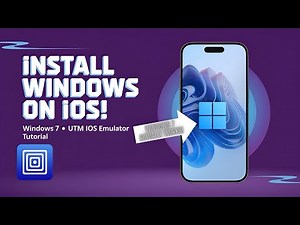 How to run WIndows 7 on iOS?! | Updated UTM iOS PC emulator install and setup tutorial without pc!