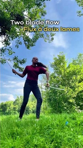 One blade, two blades — the same move