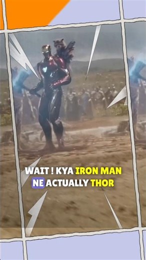 Why Vision Lifting Mjolnir was TONY’S Win 🤖⚡️ #mcu #ironman #thor #vision #shorts