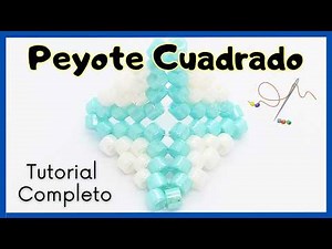 Square Peyote with Miyuki Delicas: Easy Tutorial for Beginners👌