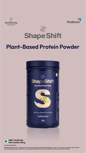 Modicare Official | Boost your Protein intake and stay fuller for longer with ShapeShift Plant-Based Protein Powder. ✅ Blend it with ShapeShift Meal... | Instagram