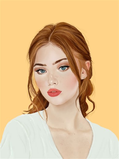 digital portrait painting with firealpaca digital art #digitalpanting #painting #firealpaca #artprocess #procreate#portraitpainting#digitalartist #speedpaint #starttofinish#artprocess #