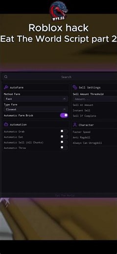 Roblox Eat The World Script part 2 #roblox #robloxscript #robloxscripts #scripting #script #scripts