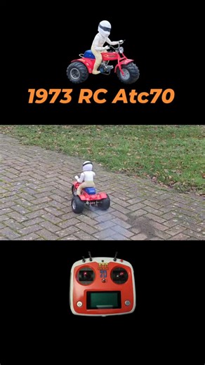 46K views · 6.3K reactions | How Cool is this!!! 1973 RC Atc70 built by @hotrodpirate37 with 2 stroke mod  #atc70 #rc #radiocontrol #2stroke #honda | Loko ATC70 | Facebook