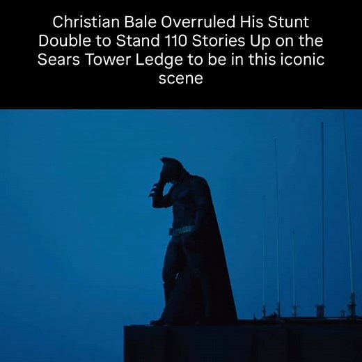 The Dark Knight Trilogy Collection | One of the most iconic scenes in Batman movie history was performed by Christian Bale himself in The Dark Knight. During filming at the... | Instagram