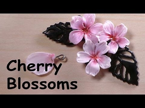 Cherry Blossom Charm - Polymer Clay Tutorial