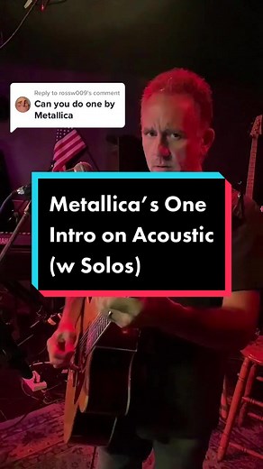 Metallica Acoustic Guitar Cover of 'One' - Livestream Performance