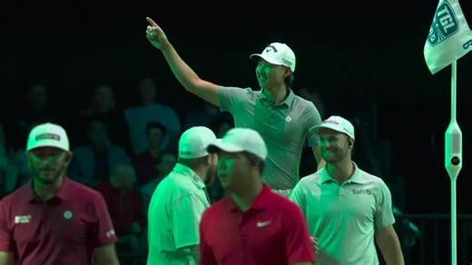 Min Woo Lee pages Dr. Chipinski with hole-out eagle at TGL