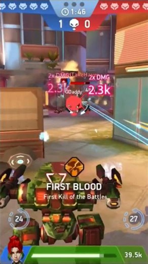 Guardian+ Berserker 8 🔥👆 I Mech Arena Gameplay #mecharena #mecharenarobotshowdown #gameplay #shorts