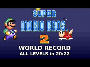 ALL LEVELS Speedrun in 20:22 • Super Mario Bros. 2 (SNES) [CURRENT WORLD RECORD]
