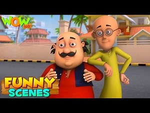 BEST SCENES of MOTU PATLU | FUNNY Cartoons in Hindi | Wow Kidz | Compilation 21 - Videos For Kids