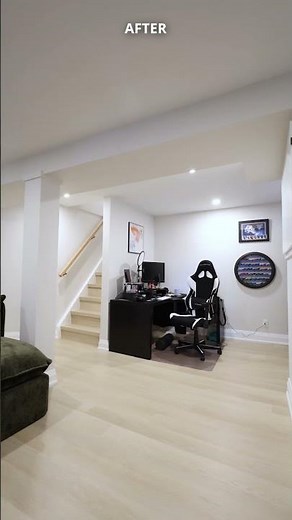 Basement Renovation Oakville | Before & After Transformation by Bradburn Group | Otter Crescent