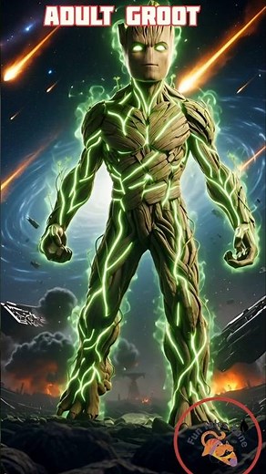 How GROOT will look in all forms#groot #shortsfeed #marveledits