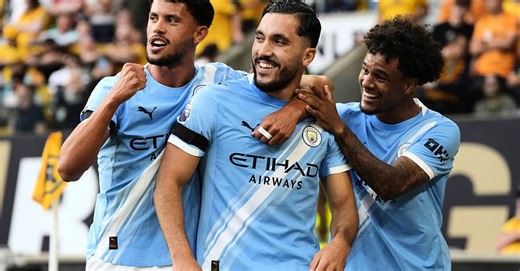 Manchester City begin title quest with convincing win against Wolves | BreakingNews