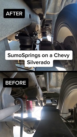 SumoSprings on a Chevy Silverado - Enhancing Your Ride with Airbag Alternatives
