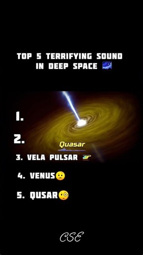 Top5 terrifying sound of deep space part-1#space #earth #universe #astronomy #nasa #planet #edit