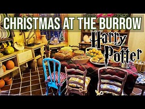 I made the WEASLEY'S KITCHEN in the Burrow in Miniature!