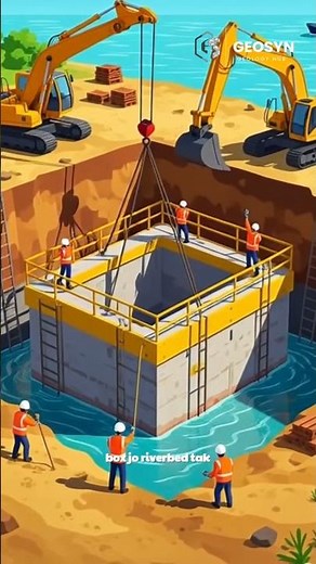 How Do Bridge Pillars Stand Strong in Rivers? | Bridge Foundation Explained