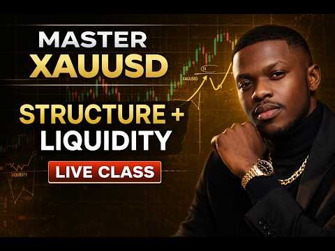 XAU Structure Explained Using Candlesticks & Line Chart Why Most Traders Fail Live Class & Breakdown