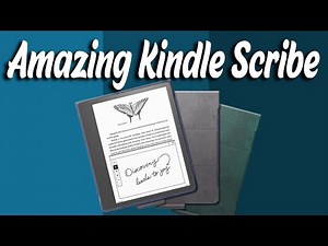 Amazon Kindle Scribe 2024 - First Look New Design & AI Features!