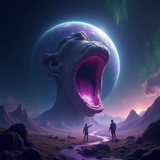 🚀 Step into another dimension where reality bends and the cosmos calls. Is this a portal… or something far more mysterious? #scifi #otherworldly #EpicScenery #aiart #ai