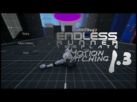 Motion Matching Infinite Runner Template | V1.3 | #preview #game #variant #sneekpeek | WCG | #new